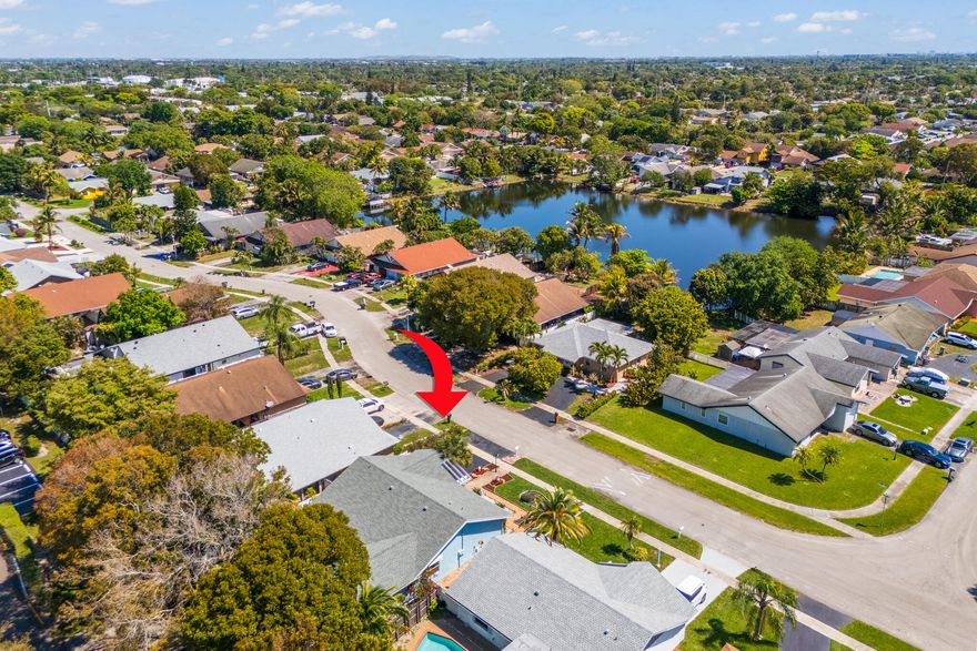 Spacious 3/2 with 1 car garage! NO HOA! Recently remodeled kitchen and baths. Master bedroom has large walk-in closet. Fully fenced yard includes a shed, a gazebo & Mango trees. So many upgrades....Roof 2024, A/C 2020, Tankless water heater 2025, New electric panel 2024, Impact windows 2023, Bathrooms 2024, Auto garage door 2025, Gutters 2021, Washer & Dryer 2023, Microwave brand new, Stainless refrigerator & stove 2024, New kitchen sink. This lovely home has a dining room, living room and a family room. Split floorplan. Large laundry room has plenty of extra storage. Close to shopping and transportation.