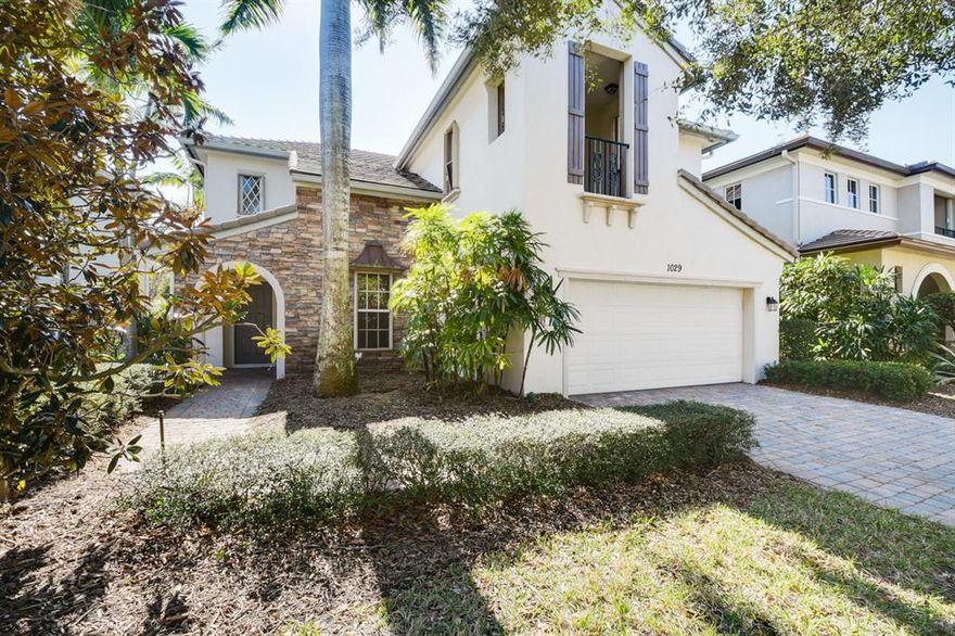 Perfect Location. Renovated 3 Bed / 3 Bath + Den Home with Lake Views & Prime Southern Exposure. Open Modern Kitchen with Cooking Island. Separate Living, Dining, Family Rooms Plus Den. Spacious Master Bedroom has Tree Lined & Water Views. Large 2nd & 3rd Bedrooms. Separate Upstairs Desk Area. Mosaic Tile & Plank Wood Floor & New Carpet. Large Panoramic Windows Plus No Fuss Hurricane Accordion Protection. 2 Covered Lanai's Plus a Large Extended Patio Area. Newer Upstairs AC Unit. 2 Car Garage. Enjoy All the Resort-Like Amenities that Evergrene has to Offer, Minutes to the Beach, Tennis Center, Public Golf Courses, Restaurants, Shops & Airport. Triple ''A'' Rated Schools. **YEARLY LEASE ONLY**