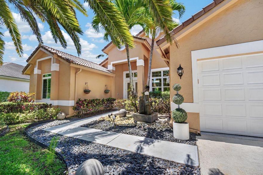 Beautifully totally renew residence offering a perfect blend of comfort, style, and functionality in a highly desirable community. This spacious home features an open and inviting floor plan with abundant natural light, generous living areas, and elegant finishes throughout. The kitchen is designed for both everyday living and entertaining, complete with ample cabinetry, quality appliances, and plenty of counter space. The primary suite provides a relaxing retreat with a well-appointed bath and spacious closets, while additional bedrooms offer flexibility for guests, family, or a home office setup. Enjoy seamless indoor and outdoor living with a private backyard space ideal for entertaining, relaxing, or enjoying the Florida lifestyle year-round.