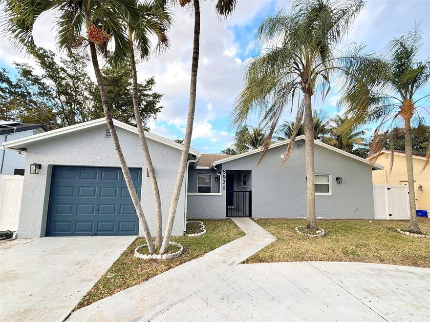 Welcome to this beautifully fully renovated 3-bedroom, 2-bathroom single-family home located in a quiet and desirable community in Boca Raton. This move-in-ready home features modern upgrades throughout, including updated flooring, a stylish kitchen, renovated bathrooms, and fresh finishes that create a bright and comfortable living space. The open layout is perfect for both everyday living and entertaining. Enjoy the peaceful neighborhood while being just minutes from shopping, dining, top-rated schools, and beautiful beaches that make Boca Raton one of South Florida’s most desirable places to live. Don’t miss this opportunity—schedule your private showing today!