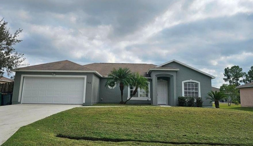 VERY SPACIOUS 3 BEDROOMS, 2 BATHROOMS HOME. TILED THROUGHOUT, YARD IS FENCED,, BIG WALKING CLOSET IN MASTER BEDROOM. Property is tenant occupied until 01/31/26