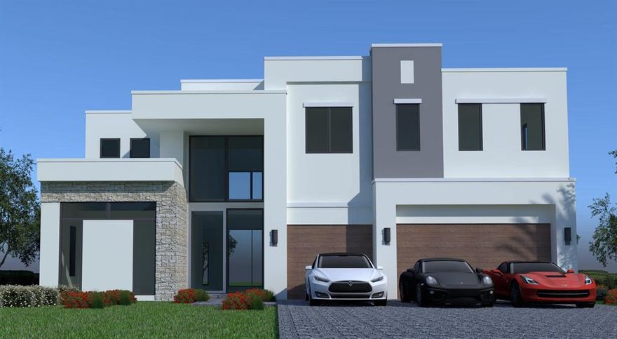 New Construction in Boca Villas, just a short walk to Mizner Park's famous restaurants and shops, and Boca Raton's beautiful beaches! This contemporary Mizner Development two-story home has 6 bedrooms and 6.1 bathrooms, including a ground floor Master suite.  Open kitchen with professional chef appliances, a breakfast area and formal dining room, open living spaces, a patio overlooking a heated sparkling pool, and so much more! This one-of-a-kind outdoor oasis with private landscaping is the perfect spot for relaxing with family or entertaining guests. Truly an architectural masterpiece, this home has designer finishes and modern details, with room to still customize! Photos from previous build, colors and features can be chosen by buyer, prior to Nov 30. COMPLETION MAY 2022