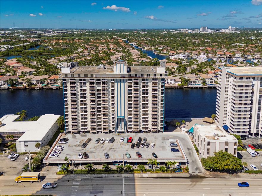 ENJOY THE SUNSET VIEW EVERY DAY FROM YOU OVRESIZE BALCONY, LOOKING AT SINGLE HOME ON THE OTHER SIDE OF THE INTRACOASTAL.....EVERY DAY BOAT PARADE....  THIS IS PERFECT RENT OR USE IT FOR YOU... ACROSS THE STREET YOU DO HAVE OCEAN ACCESS ..... BUILDING HAS BEEN DONE WITH 40 YEARS INSPECTION. YOU HAVE THE GYM, POOL ROOM, PING PONG ROOM AND HEATED POOL.