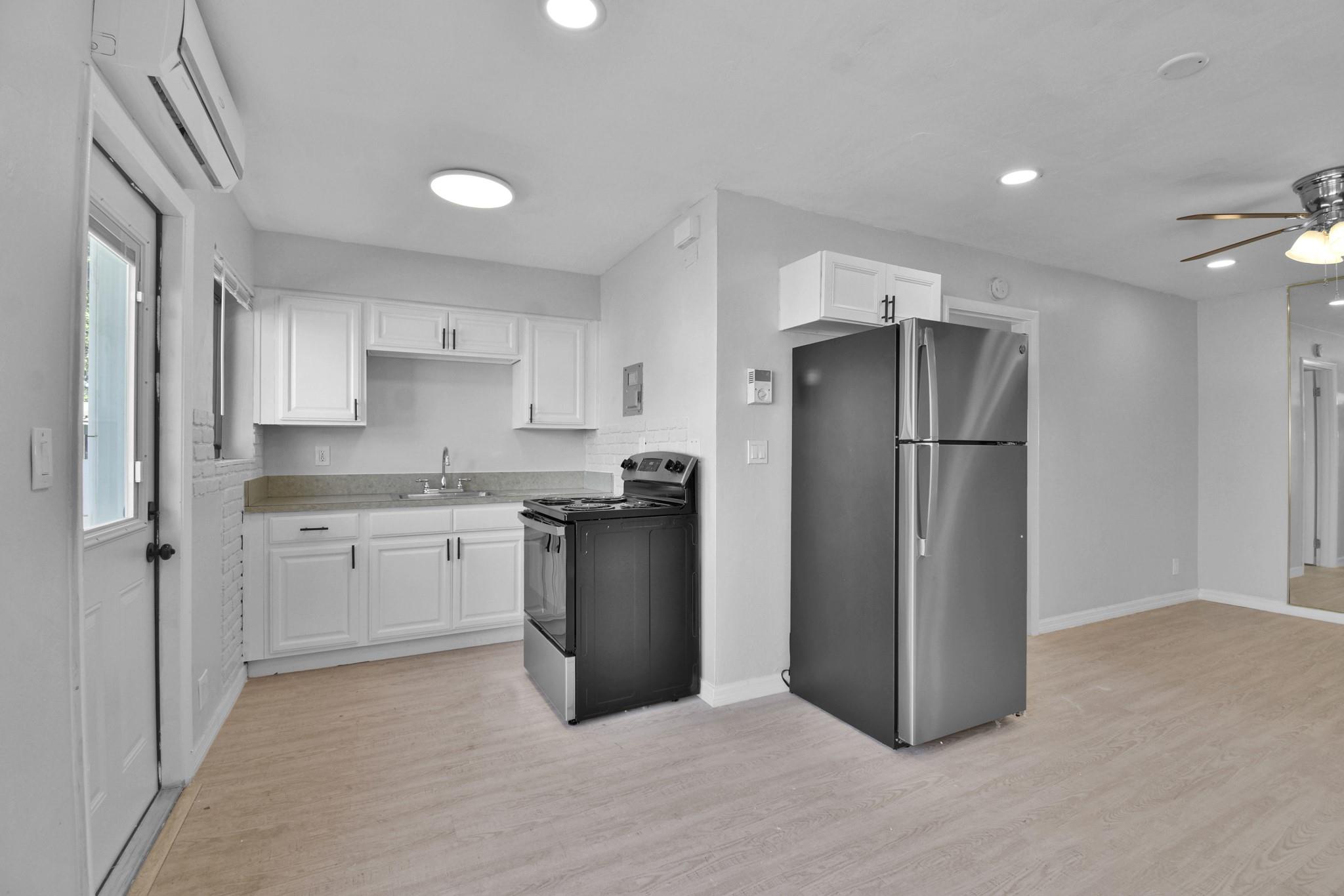 RAPID APPROVAL! Only First Month + Security Deposit to Move-in! Fully Renovated 1 Bedroom + 1 Bathroom unit with private entrance. Nestled in a tranquil community, this residence offers an atmosphere of safety and convenience. The unit includes 1-bedroom, kitchen, bathroom, 1 parking space, and outdoor patio space. Great for working professionals. Conveniently located close to restaurants and shopping with easy access from I95 and Florida Turnpike.