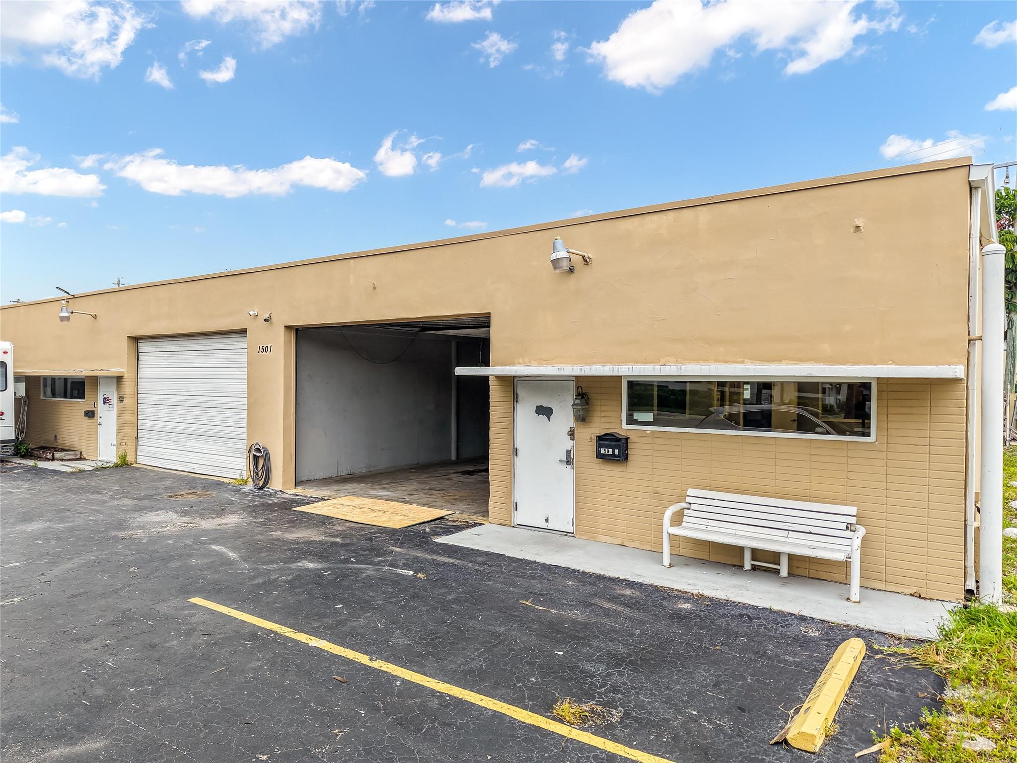 Available for immediate occupancy is this 2500 SF Warehouse with 1000 SF of Office and 1500 SF of Warehouse Space. Office is built out with 3 offices, Central Conference Room, Kitchen, Bathroom and rear outside patio area. Very Close to Glades Rd and N Dixie Hwy
