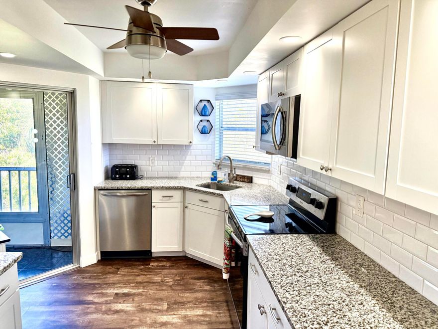 furnished, 2/2 condo canal, golf, and sunset views! Country club living with ''no'' mandatory membership. Conveniently located near WPB airport & the Tpke. Tiles and Carpet throughout. Primary bedroom has a big walk-in closet.  Impact windows and. Washer & dryer.  The HOA fee includes water, basic cable & internet, building insurance, two pools, access to recreational facilities, tennis, a fitness center, movie nights, and social clubs. Pay-as-you-play 18-hole golf course. There are also classes for fee and Mel's Way Bistro restaurant. The roof was fully replaced in 2022.
This is an end unit with lots of natural light
2026 special assessments have been pain in full