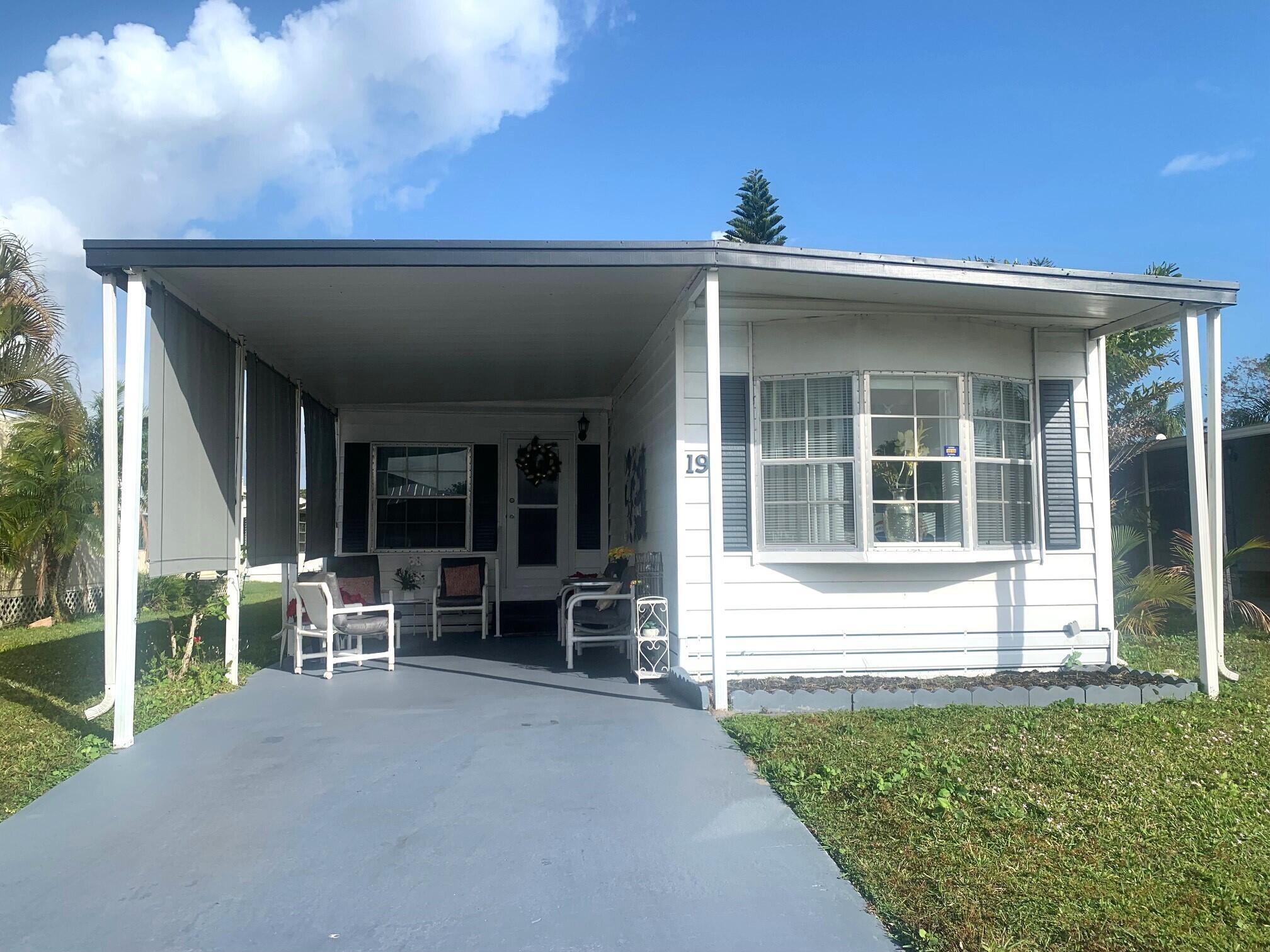 Motivated Seller and willing to negotiated !!!! Move-in ready, freshly painted beautiful furnished 2/2 manufactured home with Florida patio in the desirable Spanish Lakes River Front community! This land-lease home is completely turn-key with a newer appliances and A/C that offers the perfect opportunity to start living your Florida dream. Located in a 55+ community, Spanish Lakes River Front provides a relaxed yet vibrant lifestyle for active seniors. Enjoy resort-like amenities, including a community clubhouse, free golf, social events, tennis courts, and a boat launch. Park approval is required to purchase. Don't miss out on this incredible opportunity! Current monthly lot lease $753.08.