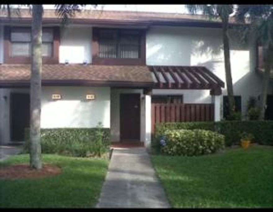 Two Bedroom, Two and one half Bathrooms town home in highly desirable Coconut Creek. Multiple community pools, fitness center, tennis courts, hot tub, clubs, classes, great social atmosphere.  Room sizes, square footage of home and taxes are approximate and should not be relied upon.  Appraisal shows room sizes and square footage.  Call tax authority for real estate tax calculation.