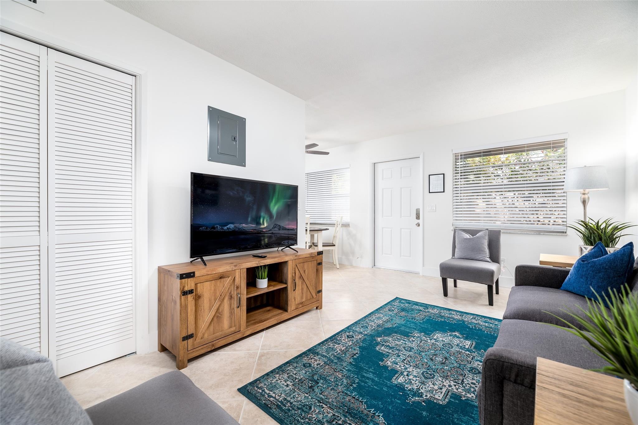 GORGEOUS modern 1 bed / 1 bath in the heart of Wilton Manors! UNIT #3. This super clean unit features stainless steel appliances, sleek tile flooring throughout, and an open, light-filled layout. Furniture is negotiable, can stay or be removed based on your needs. Located in a quiet, well-maintained, pet-friendly community just one block from Wilton Drive. Enjoy unbeatable walkability to cafes, restaurants, shops, and nightlife. Quick drive to Downtown Fort Lauderdale and the beaches. Professionally managed with responsive maintenance. Live in comfort and convenience!