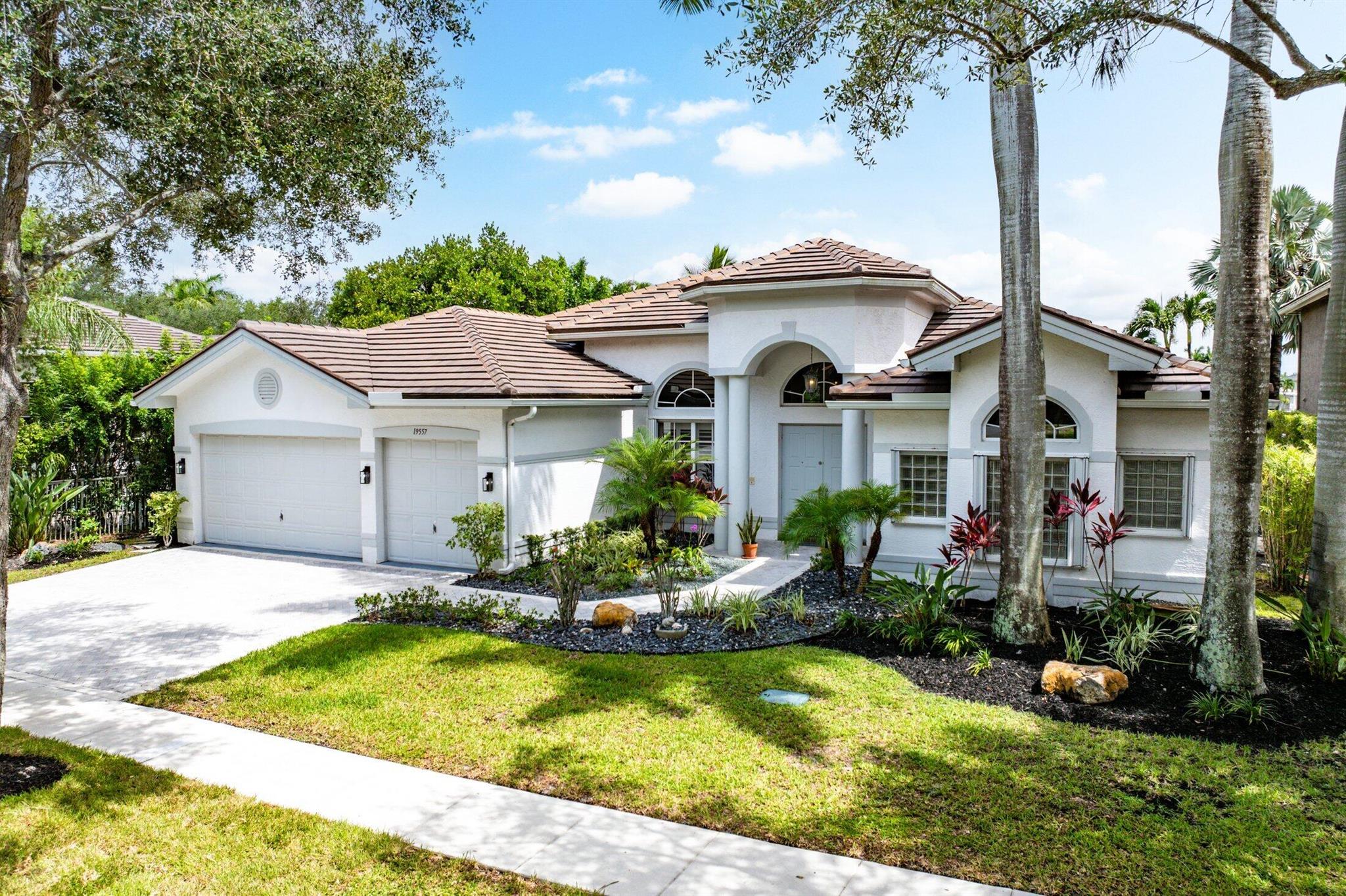 Welcome to this sought out one story home, situated on a long lake lot! This home features 5 bedrooms, 3 full bathrooms with a 3 way split floor plan. Oversized screened-in pool with stunning water views. Enjoy peace of mind with a new roof (2023), built-in whole-house generator, and whole-home water filtration system. The primary bathroom has been completely renovated with top of the line modern finishes. Walking distance to top-rated schools and South County Regional Park, offering golf, sports fields, amphitheater, dog park, and a water park. An exceptional opportunity to own a luxurious, move-in-ready lakefront home in a premier location!