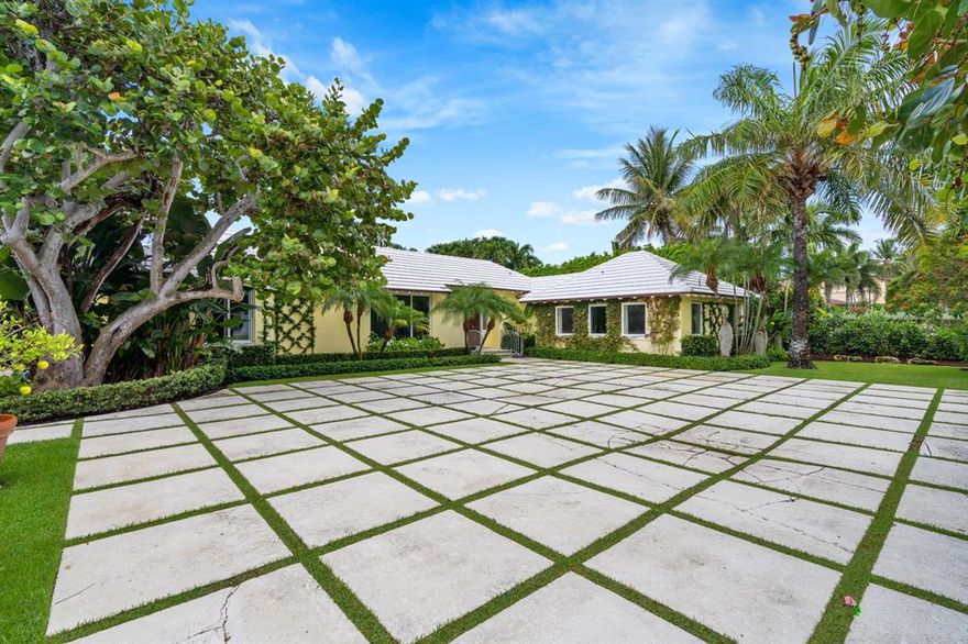 Situated at the north end of Palm Beach, this property is a rare-find investment opportunity with nearby Intracoastal and direct beach access.  Resting on a large 11,200 SQ FT lot and priced at land value, the structure features a brand-new roof and a completely gutted interior, with a massive block-paved driveway and large back yard with a hardscaped dining or lounge area, pool, and lawn. The current state of this listing gives buyers the opportunity (and flexibility) to renovate the existing house or build new. Located on the preferred south side of Arabian Road, this property is an uncommon and unique prospect that guarantees a bang for the buck and has the potential to yield a high return.