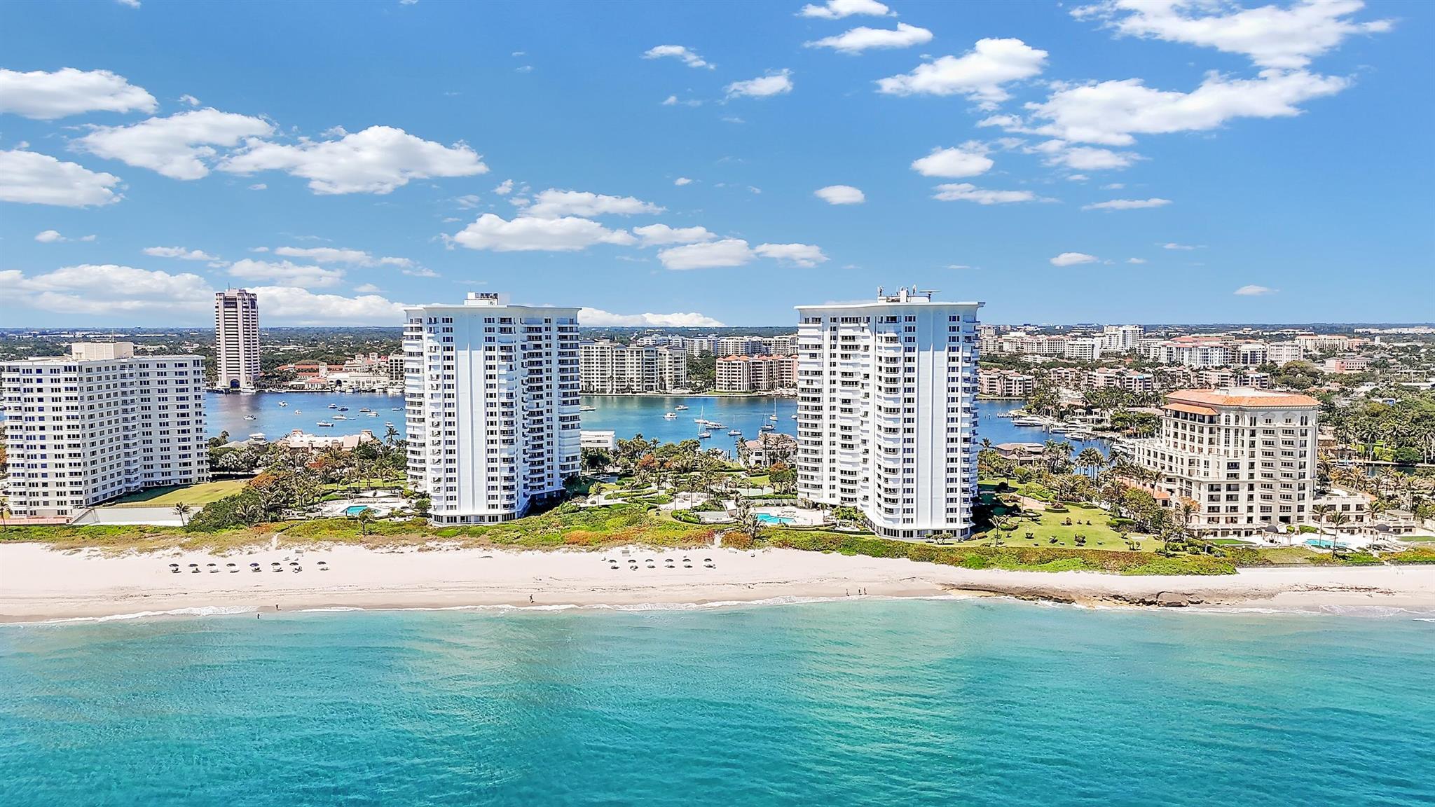 Experience the ultimate in coastal living with this elegant oceanfront residence, boasting panoramic ocean views from every room, along with picturesque scenes of the city skyline and Lake Boca. The smartly designed split-bedroom layout ensures privacy, while the spacious oceanfront terrace creates an ideal setting for entertaining or relaxing. Perfectly situated right on the sand, this residence offers direct beach access and an exceptional lifestyle.Enjoy a wide range of upscale amenities including a beachfront pool, hot tub, BBQ area, state-of-the-art fitness center, two tennis courts, pickleball court, fire pit, ping pong room, pool table, and a beautifully appointed social room with a grand piano. For your guests, the building also features two on-site guest apartments. Discover