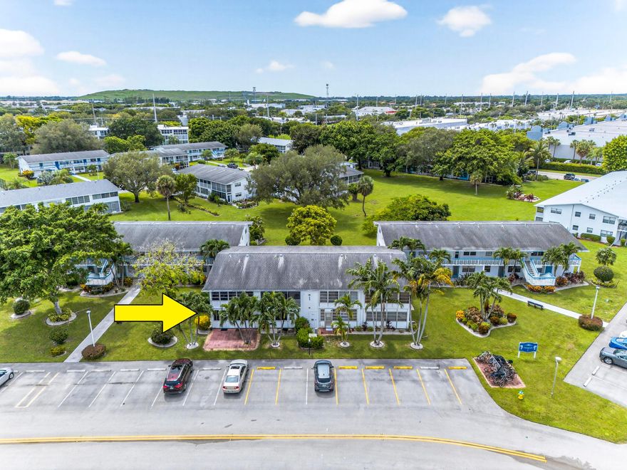 Welcome to this beautifully updated 1-bedroom, 1.5-bath first-floor corner condo located in a highly desirable 55+ community! This move-in-ready home features ceramic tile floors throughout and is offered fully furnished, making it comfortable and convenient from day one. Available for annual rental.  The building offers a BBQ and picnic area, bike racks, and is just steps from the pool. Residents can enjoy a wide variety of resort-style amenities, including pickleball and tennis courts, mini golf, a fitness center, billiard room, and a stunning clubhouse with a 1,500-seat theater. CREDIT SCORE REQUIRED 725