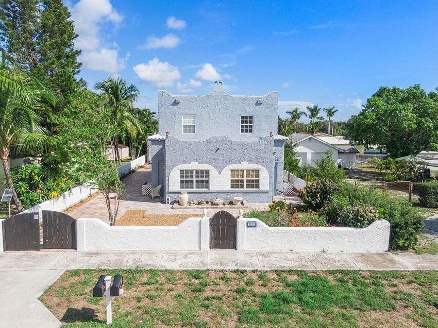 Completely upgraded historical beauty that has kept its old world charm in balance with modern comforts. One of the few remaining historical non-legal duplex properties in Booming, Downtown Boynton Beach FL. New everything went into this project that took over a year to complete meticulously. Each side is a 2 bedroom 1 and 1/2 Bathroom townhome with a completely fenced yard. Because of none restriction at all Great for RBNB or short term rentals, so close to the beach plus many restaurants and bars.