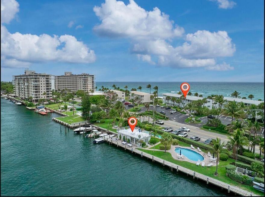 This is not an ordinary residence, it's a front row seat to South Florida's most elite waterfront lifestyle! Experience the ultimate in beach living - breathtaking ocean views at sunrise and a warm intracoastal glow at sunset. 1043 Hillsboro Mile 21C is a spacious , impeccably designed, turnkey 1BR/1BA that outshines the competition with its crisp coastal million dollar style. Perfectly situated in Hillsboro Beach, this unit offers a rare combination of direct oceanfront peace and easy access and amenities of your serene pool, sun-drenched sundeck, and an intimate clubhouse - all positioned for the most stunning views on the Intracoastal Waterway.  Welcome home to effortless ease, ocean breezes, and soft natural light , this is where perfection in coastal living is your everyday reality!