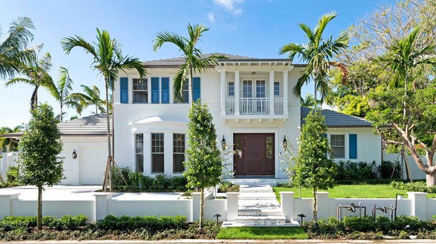 Feel Pampered with Luxurious Styling! Magnificent new construction located close to beach club, lot size 100 X 115, elevation 6 ft. NAVD according to new standard of measure.The finest designer finishes and perfect 2 story layout define this bright with light home. Five bedrooms, six full baths plus two half baths with wide plank European white oak flooring on both levels. Smart TV IOS bathroom mirror integration, first level master, oversized elevator, gas fireplace and standby generator to power full house and pool with jandy system are among its outstanding features. The gourmet kitchen is enhanced with Sub Zero, Cove & Wolf appliances. All ceiling heights reach/exceed 10 ft. Marvin wIndows/doors. Summer kitchen,spa, pergola embellish the exterior deck surrounded by landscaped privacy