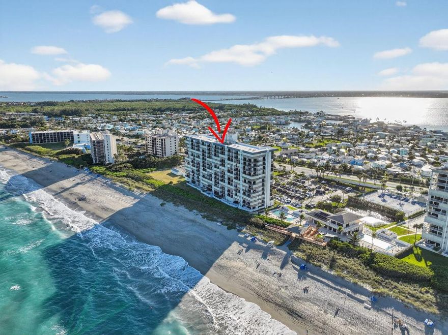 Effortless ownership from day one in this oceanfront condo on Hutchinson Island, furnished and move-in ready with all assessments paid. This 2-bedroom residence offers panoramic ocean views and has been completely redesigned, featuring a new kitchen and bathrooms, updated electrical and plumbing, impact windows and shutters, and a private washer and dryer. Just bring your suitcase and start enjoying coastal living immediately.

The community offers private beach access, two pools, tennis, pickleball, and so much more, creating a vibrant and social oceanfront lifestyle. Beach chair and shell umbrella rentals make effortless days by the ocean part of everyday life.

Major building improvements are complete, including concrete restoration, a new 2025 roof, a passed Milestone Inspection, and a completed SIRS study with strong reserves, providing rare peace of mind for today's oceanfront condo buyer.

A rare opportunity to own a worry-free, furnished oceanfront condo just steps from the sand.