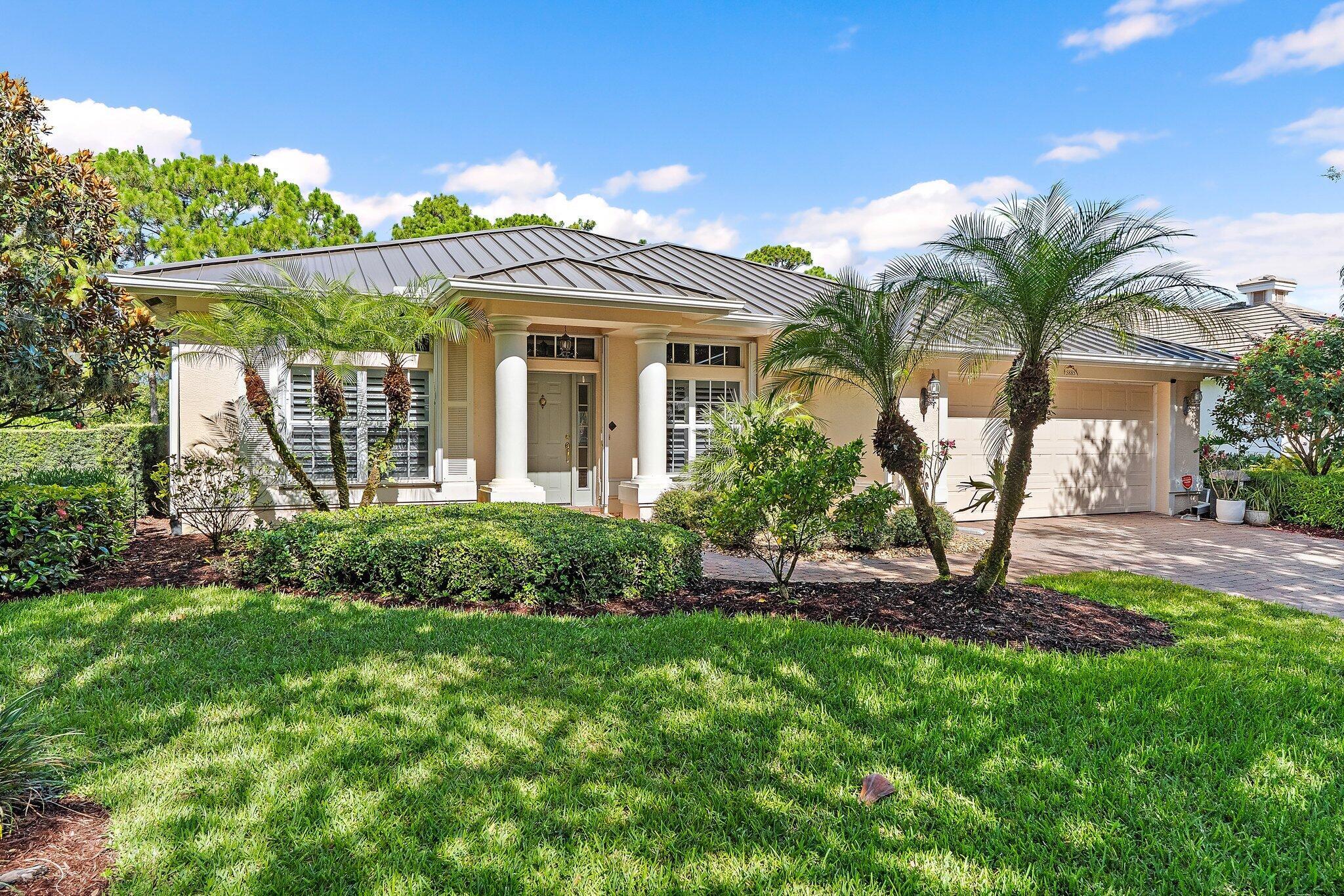 Imagine arriving home to a gated community in Hobe Sound, where tree-canopied roads and nature-filled preserves offer a daily escape. This custom-built Arthur Rutenberg home is tucked away on a quiet preserve, offering privacy, tranquility, and the kind of curb appeal that leaves a lasting impression.Inside, the home features three bedrooms and two bathrooms, all thoughtfully laid out in a one-story, open floor plan with defined living and dining areas--ideal for both entertaining and everyday living. Whether you're dreaming of a cozy reading nook, a creative studio, or a dedicated home office, there's space to adapt and personalize to suit your lifestyle.