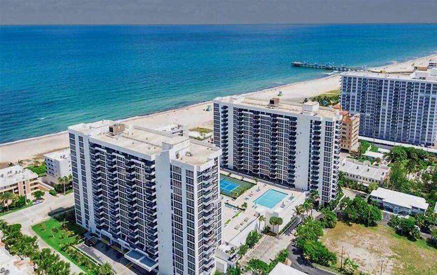 Welcome home to this stunning oceanfront penthouse.  This rarely available, sprawling 18th floor condo boasts 180 degree ocean views and FOUR balconies.  As you enter this 3 BR/3BA home, you are immediately struck by the wall of glass spanning the entire living area and ocean views from EVERY ROOM.  The bright and airy open floorpan boasts a neutral, coastal-chic palate.  Sip your morning coffee or wind down at the end of the day with a cocktail as you enjoy the sea breeze and views on one of your private balconies.  Prepare meals as you soak in the beautiful blue ocean in your eat-in chef's kitchen complete with granite countertops, stainless steel appliances, and abundance of storage in the custom cabinetry.  The home's kitchen flows seamlessly into the oversized dining and living rooms with eastern and southern views, as well as the private balconies perched above the sandy beach.  The penthouse's expansive primary corner suite boasts walls of windows along the east and north (wakeup with an unbeatable sunrise view!), a seating area, an oversized walk-in closet, a newly renovated spa-like bathroom, and a private balcony.  One of the spacious guest bedrooms offers a walk-in closet, updated ensuite bath, and ocean views while the other guest room boasts an additional private balcony, closet, and views of the ocean and pool.  The home includes an in-unit washer/dryer, 2 newer ACs, 2 newer hot water heaters, THREE covered parking spaces, and an oversized, air conditioned storage unit.  Silver Thatch is a highly-coveted resort-style community with luxurious amenities including two olympic-size pools, tennis and pickle ball courts, a billiard room, free local transportation, a bocce ball court, an expansive summer kitchen and BBQ area, two exercise rooms, and a sauna.  The beachside Silver Thatch is located just blocks to the fishing pier, restaurants, shopping, boating, and golf.  The building is nearing the end of its renovation including concrete restoration, new lobby, hallways, and updated amenities.  All assessments have been paid.  Vacation where you live!