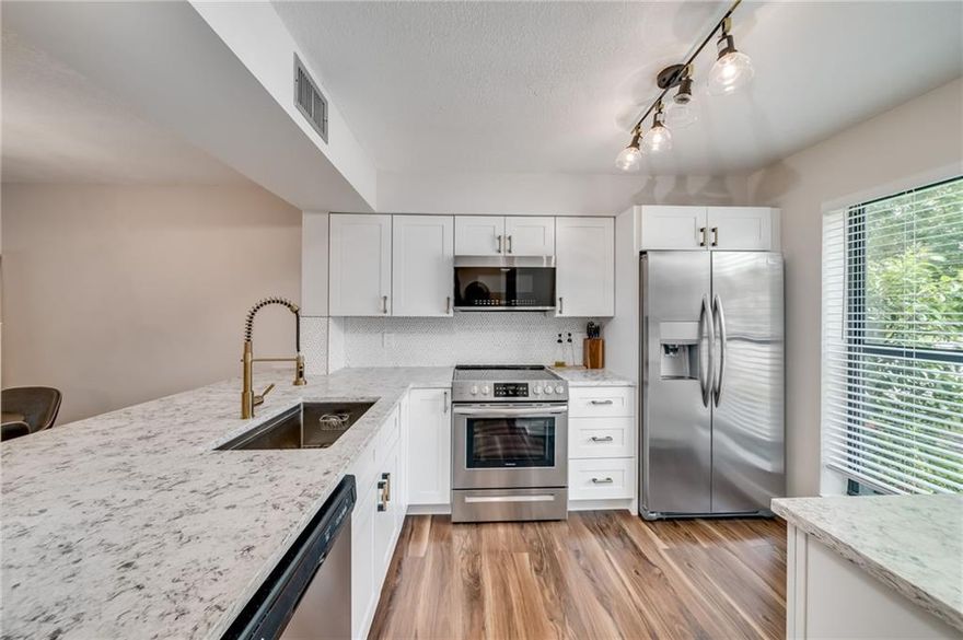 There’s no place like Home in this Meticulously maintained Townhouse with 2 Bdrm/2.5 baths; Renovated Kitchen w/Stainless Steel Appliances; Quartz Countertops; Breakfast Nook, Generous Cabinetry Space; Large Impact Window for plenty of light. Two Master Bedrooms w/Baths Ensuite (split-floor plan) w/spacious Walk-in Closets (extra built-ins). Master Bath w/dual vanities; plus, understairs storage area; Washer & Dryer. Glass Sliders open to Private, Fenced Courtyard Patio—Perfect for creating your personal entertainment zone w/access to shared lawn area; Custom-Lighting; Wood/Vinyl Floors throughout; Move-in Ready. Pet Friendly (2 pets—50 lb each); Parking outside your door; w/guest parking, too! Community Pool & Clubhouse. Close to freeways, beach, restaurants & shops. It feels like home! https://www.aryeo.com/v2/2700-s-oakland-forest-dr-203-oakland-park-fl-33309-2540405/unbranded