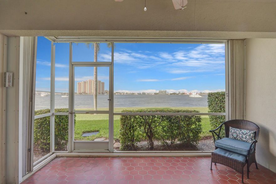 Experience breathtaking Intracoastal sunset views from this charming 1-bedroom, 1-bath ground-floor residence in the desirable 55+ community of Sugar Sands on Singer Island. The home features tile flooring throughout and a screened patio that opens to serene waterfront views--perfect for relaxing and watching the boats go by.Enjoy a vibrant coastal lifestyle with resort-style amenities including a sparkling pool, clubhouse, tennis courts, and marina with docks available for rent or purchase. With deeded beach access just across the street, you'll savor the best of both worlds--peaceful Intracoastal living and easy beachside enjoyment at Sugar Sands.