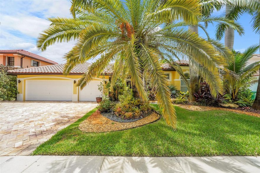 WELCOME TO THIS BEAUTIFULLY MAINTAINED 5-BEDROOM, 3.5-BATHROOM RESIDENCE WITH A VERSATILE DEN, LOCATED IN THE PRESTIGIOUS GATED COMMUNITY OF ISLES OF SUNSET LAKES. THIS EXPANSIVE SINGLE-STORY HOME FEATURES LUSH, PROFESSIONALLY LANDSCAPED GROUNDS AND A BRAND-NEW ROOF, ALONG WITH HURRICANE-IMPACT WINDOWS THROUGHOUT FOR ADDED PEACE OF MIND. ENJOY AMPLE LIVING SPACE, A 3-CAR GARAGE, AND AN INVITING BACKYARD OASIS COMPLETE WITH A PRIVATE POOL AND ADJACENT TIKI BAR—PERFECT FOR ENTERTAINING. THE HOA FEE INCLUDES CABLE, THE INTERNET, AND A HOME SECURITY ALARM SYSTEM. RESIDENTS HAVE ACCESS TO A RESORT-STYLE CLUBHOUSE OFFERING A WIDE RANGE OF AMENITIES, INCLUDING A COMMUNITY POOL, TENNIS COURTS, PLAYGROUNDS, AND A FULLY EQUIPPED FITNESS CENTER.
