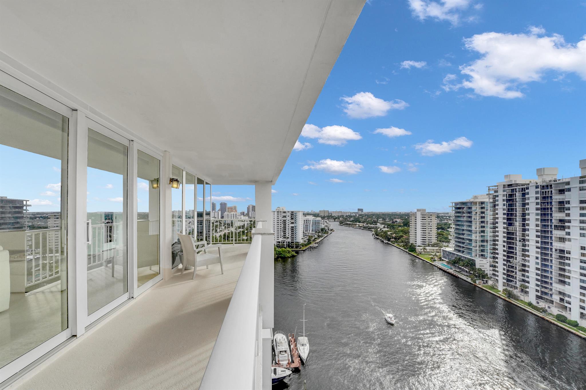 This meticulously renovated 3/2.1 penthouse offers breathtaking, panoramic views of the ocean, Intracoastal Waterway, and city skyline. With a spacious and open floor plan, the residence is bathed in natural light, providing an inviting atmosphere throughout.Featuring floor-to-ceiling hurricane-impact windows and doors, a semi-private elevator, and top-tier security with a 24-hour guard, this property ensures both comfort and peace of mind. 40& 50 year inspections Completed...Enjoy exclusive amenities, including a rooftop heated pool, fully equipped fitness center, BBQ area, Drop off Boat Dock, and a 40-foot private balcony, ideal for relaxation or entertaining...Located just moments from the beach, fine dining, cafes, the renowned Las Olas, Galleria Mall, and next to Birch State Park