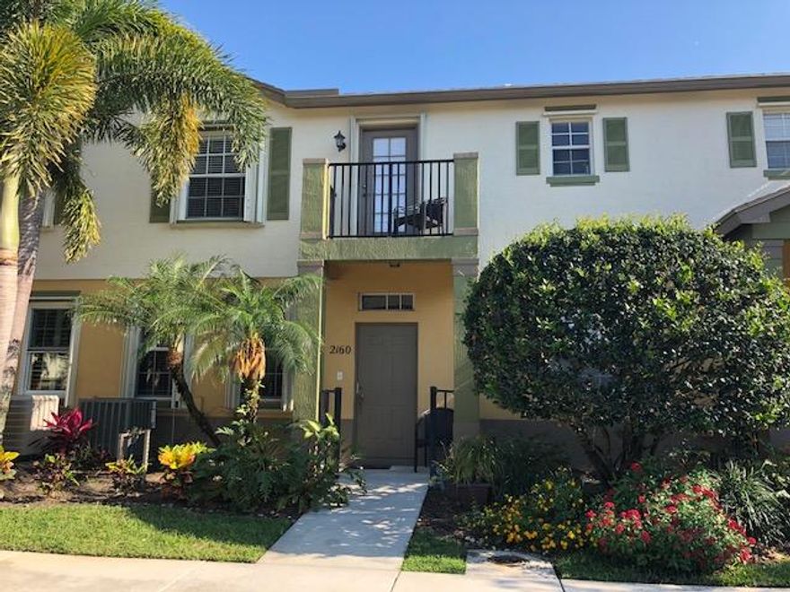 Large, spacious 3 bedroom 2 1/2 bath Townhouse located in the desirable community of Eastlake Village.  This community is conveniently located in East Port St Lucie close to beaches, places of worship, shopping, the Civic Center and Hospital.  The home features an open concept ground floor living, kitchen and dining area.  Neutral beige tile on a diagonal chair rail in the dining area, plenty of cabinet storage, large pantry, and a breakfast bar.  A convenient powder room for guests completes the space.  Upstairs you will find a full laundry room.  The large master suite features a full bath, 2 closets - one a walk-in, as well as a door leading out to a private balcony.  Where you can sit and enjoy your morning coffee.  The second and third bedrooms are very nice sized with large closets. Guest bathroom has ample linen storage and combination tub/shower.  The entire second floor bedrooms and hallway area have beautiful laminate flooring.  There is a small "loft" style area at the top of the stairs which can be used as an office or sitting/reading area complete with storage.  Full 2 car garage is located attached behind the townhouse with more storage area.  The home features accordion shutters for convenience and peace of mind for storms.  The community offers sidewalks for easy access throughout as well as areas to bike and jog.  A large community pool with a tot lot playground.  Central mailboxes, walking-hiking trails, and a stocked pond for fishing.  The Savannah's Preserve is close by for added nature pleasure.  This townhouse has been lovingly maintained and is one of the larger units in the community.  Schedule your private showing today.