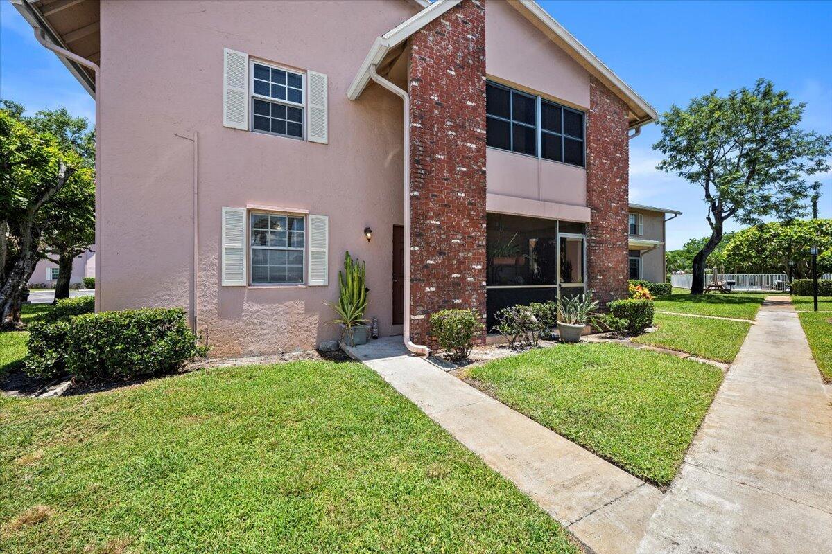 Introducing a rarely available ground floor 2 bedroom 2 bathroom condominium in Country Village! This property boasts an exceptional location, situated just minutes away from the vibrant Downtown Gardens, and The Gardens Mall, both premier shopping destinations, providing a diverse selection shopping, dining and entertainment. For those who require quick access to major roadways, this condo is ideally located just three minutes from I-95, ensuring seamless travel throughout the region. Furthermore, the beautiful Juno Beach is only a ten-minute drive away, allowing for quick getaways to enjoy the sun, sand, and surf.This property presents a unique opportunity for individuals seeking a comfortable and conveniently located home. Call to schedule a private tour!