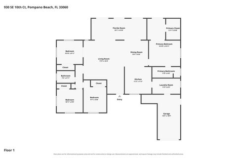 Tiny photo for 930 SE 10TH Court, Pompano Beach, FL 33060 (MLS # B26071887)