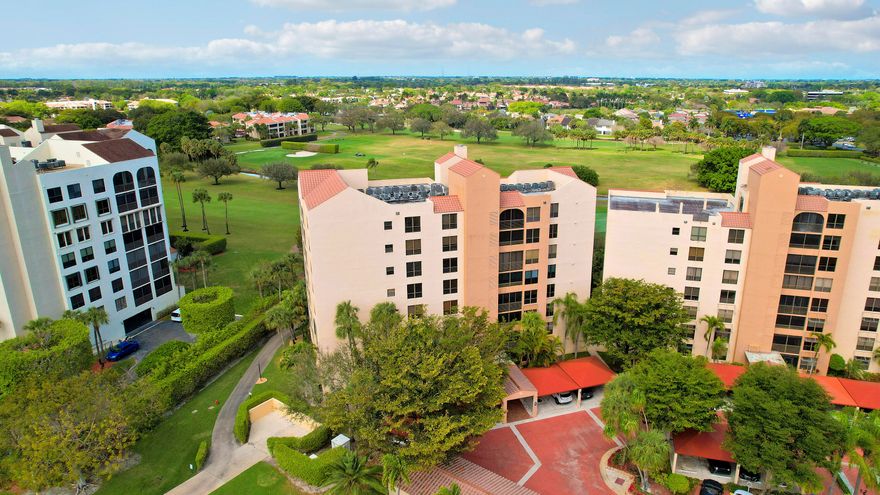 Rarely Available, Imperial Model Floor Plan, This spacious 3 bedroom,2.5 baths offers a wraparound enclosed glass balcony with breathtaking panoramic views of the golf course, lush greenery, and local wildlife. This exclusive building features only two residences per floor, providing privacy and tranquility. The home features a spacious eat-in kitchen with a screened side patio and an oversized walk-in pantry. The expansive living room includes a custom built-in bar and a formal dining area, perfect for entertaining. The over primary suite offers two oversized walk-in closets and a generous primary bath. Bedrooms are comfortably with carpeting.
Located in Boca Pointe, a non-mandatory country club community, where a variety of optional membership opportunitie