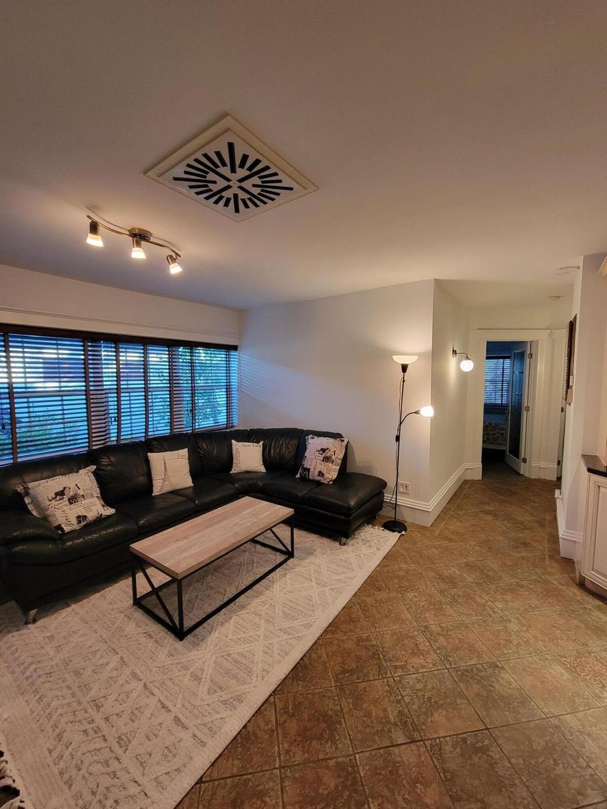 Tastefully remodeled 2bed/2bath corner unit condo located on the first floor. Impact windows and doors, tiles floor throughout, granite kitchen countertop, lots of storage. Washer and dryer in the unit. Sold fully furnished and equipped. Secured lobby with key access. Amenities include pool, bbq area. One dedicated parking space. Building is Airbnb friendly with immediate rentals allowed and no approval needed. New 2023 roof, 40 year inspection successfully completed and funded reserves. Conveniently located near I-95 and short drive to the beach, Pompano Pier, Bars and Restaurants.