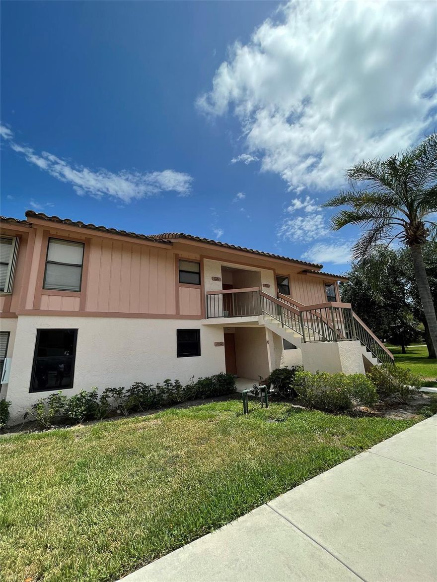 First floor 2 bedroom 2 Bath with stackable washer and dryer in unit. Updated Kitchen and bathrooms. Screened in back patio. All tile throughout with no carpet. 24/7 manned security gate. Close to beach and I-95. All ages welcome. A lot of amenities which include tennis court, basketball courts and 2 pools and just steps away to the university. Rent includes basic cable, water and sewer. Feel comfortable with hurricane protection windows and sliders. A must see