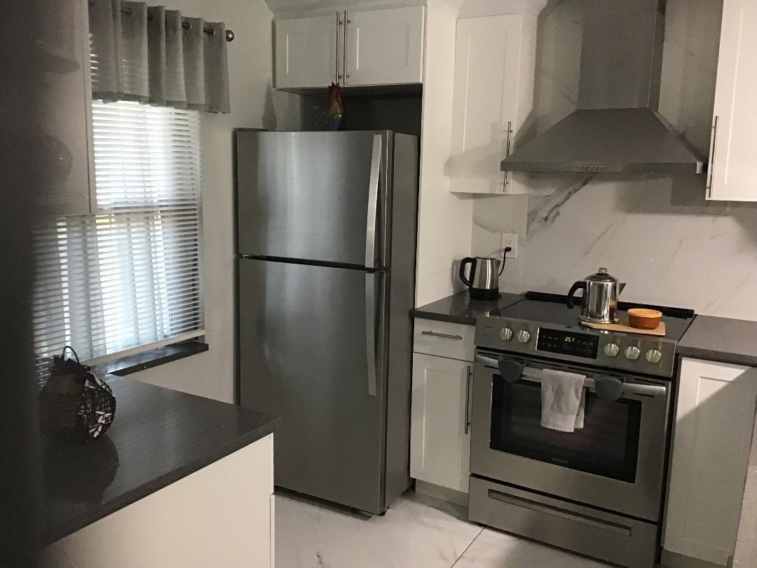GORGEOUS UPGRADED 2 BEDROOM 2 BATH CONDO IN PRESTIGIOUS ORIOLE GARDENS. NEW OPEN CONCEPT KITCHEN WITH NEW STAINLESS STEEL APPLIANCES. EXTRA COUNTER SPACE. TILED THROUGH OUT CONDO. MASTER BEDROOM HAS AN EXTRA CLOSET. BOTH BATHROOMS UPGRADED. EXTRA STORAGE. WHEEL CHAIR ACCESSIBLE. IMPACT WINDOWS IN FRONT BEDROOM AND KITCHEN. TILED PATIO WITH SERENE VIEWS. ASSOCIATION STATES 55+, 675 CREDIT SCORE, $35,000 INCOME AND SECURITY DEPOSIT REQUIRED. ACTIVE CLUBHOUSE FEATURES POOLS, SHUFFLEBOARD, BILLIARDS AND EXERCISE ROOM. WALK TO SHOPPING, NEW PUBLIX TO BE COMPLETED SOON , RESTAURANTS, BANKS AND TRANSPORTATION.