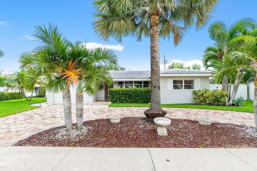 Discover the epitome of modern living in this fully renovated single-family home, nestled in one of Deerfield Beach's most desirable non-HOA neighborhoods. This exquisite residence features 3 bedrooms, 2 full bathrooms, an attached garage, a circular driveway, and an expansive lot with plenty of room for your boat or trailer. Enjoy the perfect blend of comfort and luxury, with an outdoor oasis that includes a stunning custom pool, a tiki hut, and a spacious area designed for hosting unforgettable gatherings with friends and family. Ideally situated east of I-95, this home offers convenient access to beaches, dining, shopping, and entertainment. Notable upgrades include a 2019 roof, 2022 thermal roof and attic insulation, 2019 interior and exterior electric panels, a brand-new 5-ton A/C
