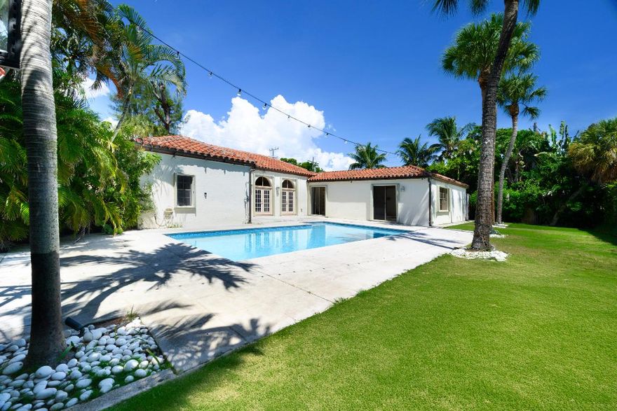 Prestigious Ocean Block, Seminole Avenue, Palm Beach It's the Best Deal In-Town... Priced at Only $9,495,000! Move in or Renovate this fabulous designer ready 4 BD/4.5 BA, 3,900 sq. ft., CBS Construction single-story home built in 1992 situated on a high-elevation 15,127 sq. ft. lot on the prestigious ocean block of Seminole Avenue with lots of light, soaring 11 ft. ceilings, two car garage, large laundry room, and pool. Prefer to build your dream home? Surrounded by gorgeous homes, this oversized ocean block property is perfectly located...Just around the corner from houses of worship, Publix, restaurants, shops, The Breakers, and the beach.