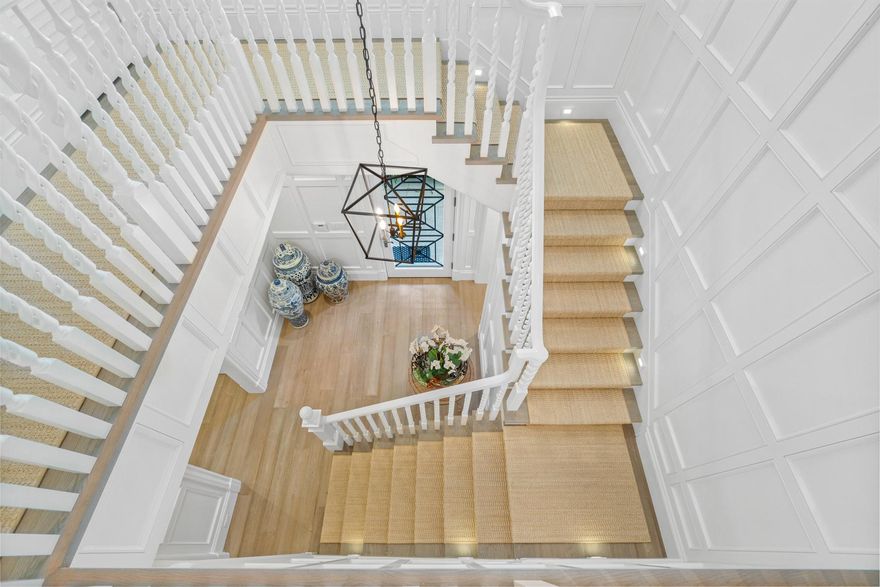 Lovely Island Style residence built in 2017. Totally furnished ....down to the home essentials. Coveted in town location close to the newly renovated town docks, bike trail, the Four Arts, the new town recreation center, beach, and the many shopping and eating establishments on Worth ave. This 4BR/5.1BA is Light and bright offering an open floor plan with stunning coffered ceilings, and a gourmet chef's eat-in kitchen with top-of-the-line appliances and finishes. The large master suite includes a spacious sitting area, dual baths and dual walk-in closets. Additional highlights include wet bar, elevator, garage, and generator. No renovation or furniture necessary. All inclusive and ready for the new owner!