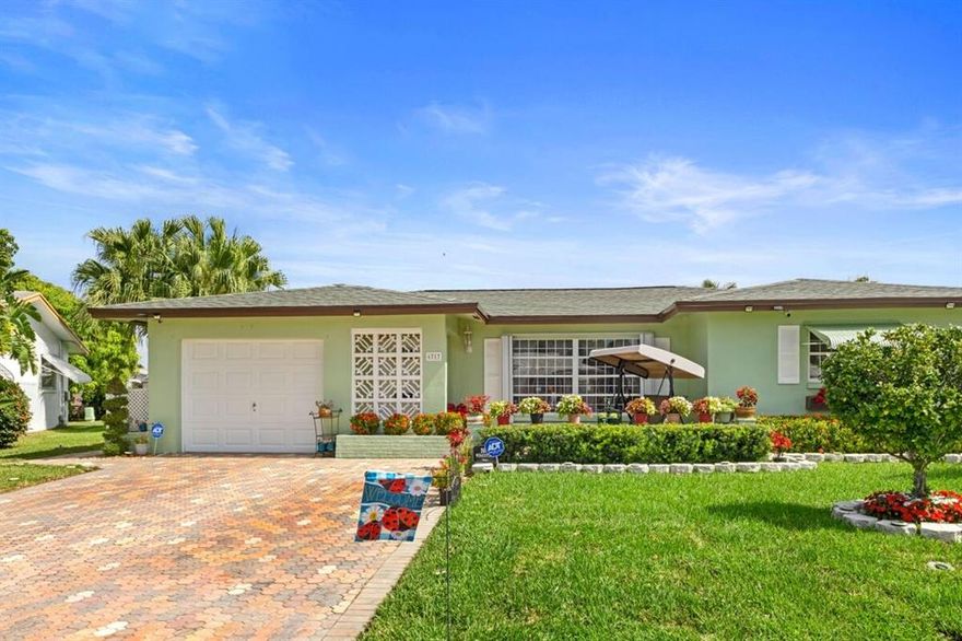 Beautifully updated 2 bedroom/2 bath single family home in the desirable 55+ community of Mainlands 8. Earning the City of Tamarac's beautification award, this immaculate property has a brand new roof (12/22), A/C unit (11/2022), new sod, a 1-car garage and a large covered patio. On the interior you will find ceramic tile throughout, as well as crown molding and baseboards. The home is also equipped with brand new Samsung washer & dryer and stainless steel appliances. There are new verticals throughout the entire home. As an added bonus, there is a full house alarm and exterior cameras that seller will include, as well as an interior/exterior generator connection. Mainlands 8 has a pool & clubhouse and is in the heart of a bustling area of shopping, restaurants, and recreational activitie