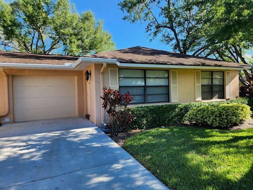 This is an over 55 age community.Available Now! Lovely Updated !condo  with brand new  granite counters 
Stainless steel appliances Refrigerator, Range and Microwave, and Dishwasher
New carpeting  in  all bedrooms
Living room and dining  area has new vinyl plank flooring Easy to Maintain  ,Extra Cabinets for storage of dishes etc. in Dining area ,New Fans .
Outdoor Patio screened IN.
New Bathroom fixtures ,  and new vanities
Clubhouse has meeting rooms ,and Pool 
for your relaxation,Library, and more.
Close to shopping  malls , Gym nearby and  Boynton beach Mall 
close  by with Major Department stores.