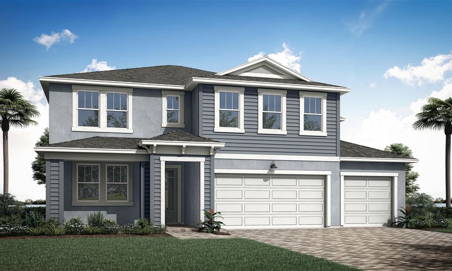 The Mount Rainier floorplan offers spacious single-story living with 5 bedrooms, 4 bathrooms, and a thoughtfully designed open-concept layout. Featuring a large kitchen overlooking the main living area, flexible living spaces, and a private owner's suite, this home is perfect for both entertaining and everyday comfort in the heart of Tradition.