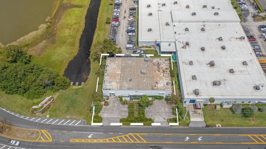 This property is ideally located in Pompano Beach, FL. It is just over 4 miles from the FL Turnpike and I-95. Powerline road is about two miles to the east. Port Everglades and Hollywood/Ft. Lauderdale International airport are less than 15 miles away. This is a standalone building with a total square footage of 10,243 sq. ft. Approximately 1,600 sq. ft. is office space. The ceilings in the warehouse measure 14' 6'' from the floor to the bottom of the bar joist. Currently, drop ceiling is installed in warehouse which lowers some of the height. This is easily removed. There is one loading dock which is three feet above grade and has an overhead door that is 10' high by 8' wide. A second loading dock door can be re-installed. lA total of ten parking paces are available.