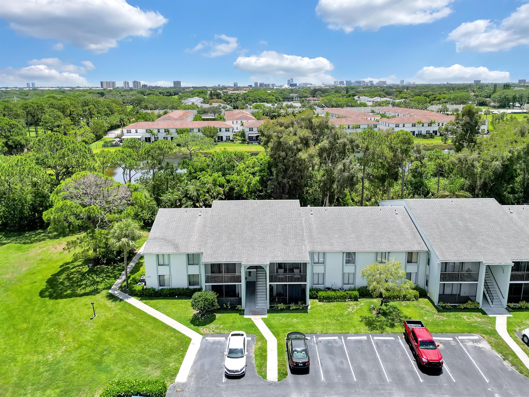 Stunning two-bedroom, two-bathroom condo in gated Palm club west Community. Fully renovated. Open floor plan. Stylish kitchen features, shaker cabinets, stainless steel appliances, and butcher block island. spacious living room perfect for entertaining, Charming screened balcony. The master bedroom is oversized and features a walk-in closet with built-in organizers. large laundry room. The condo has accordion shutters. The community offers multiple amenities for residents enjoyment, including a pool, spa hot tub, shuffleboard, tennis court, clubhouse, picnic area, and playground. Great location, close to shopping, dining, entertainment, and major transportation.