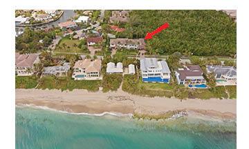 Magnificent walled and gated residence directly on Ocean Blvd with deeded beach access through a private locked gate. Just became available again -- boasting 5,500 square feet with four private suites with attached full baths. The owner's suite is on first floor with pool and garden vistas, large marble bath with dual vanities and spa shower plus Roman tub. French doors open to a private patio. Adjacent to primary suite is a beautiful office. Two family rooms -- one on each living level! Formal living and dining rooms overlook the pool. Large chef's kitchen completely outfitted for gourmet cooking. Completely outfitted with cookware, dishes, linens.