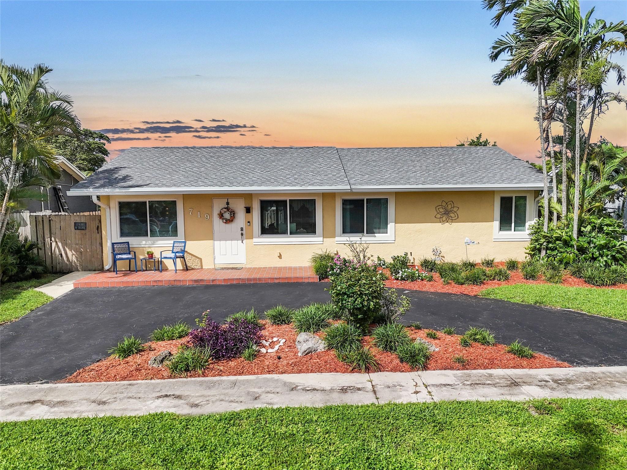 Wow!! Another Amazingly Stunning 3 Bedroom | 2 Bathroom Waterfront Home in the city of North Lauderdale.  This bright, updated, and well-kept beauty features:  New Roof, Hurricane Impact Windows & Doors ,  Modern Upgrades Throughout. Waterproof floors, stone countertops, separate laundry room. Large Fenced Lot for Privacy,  Circular Driveway. Peaceful Waterfront property. Enjoy comfort, style, and serenity in this move-in-ready home perfect for relaxing or entertaining by the water! Don’t miss out — this one won’t last long.