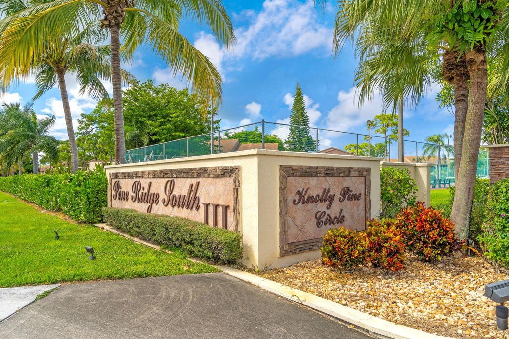 Photo of 312 Knotty Pine Circle #C-1, Greenacres, FL 33463 (MLS # R11133771)