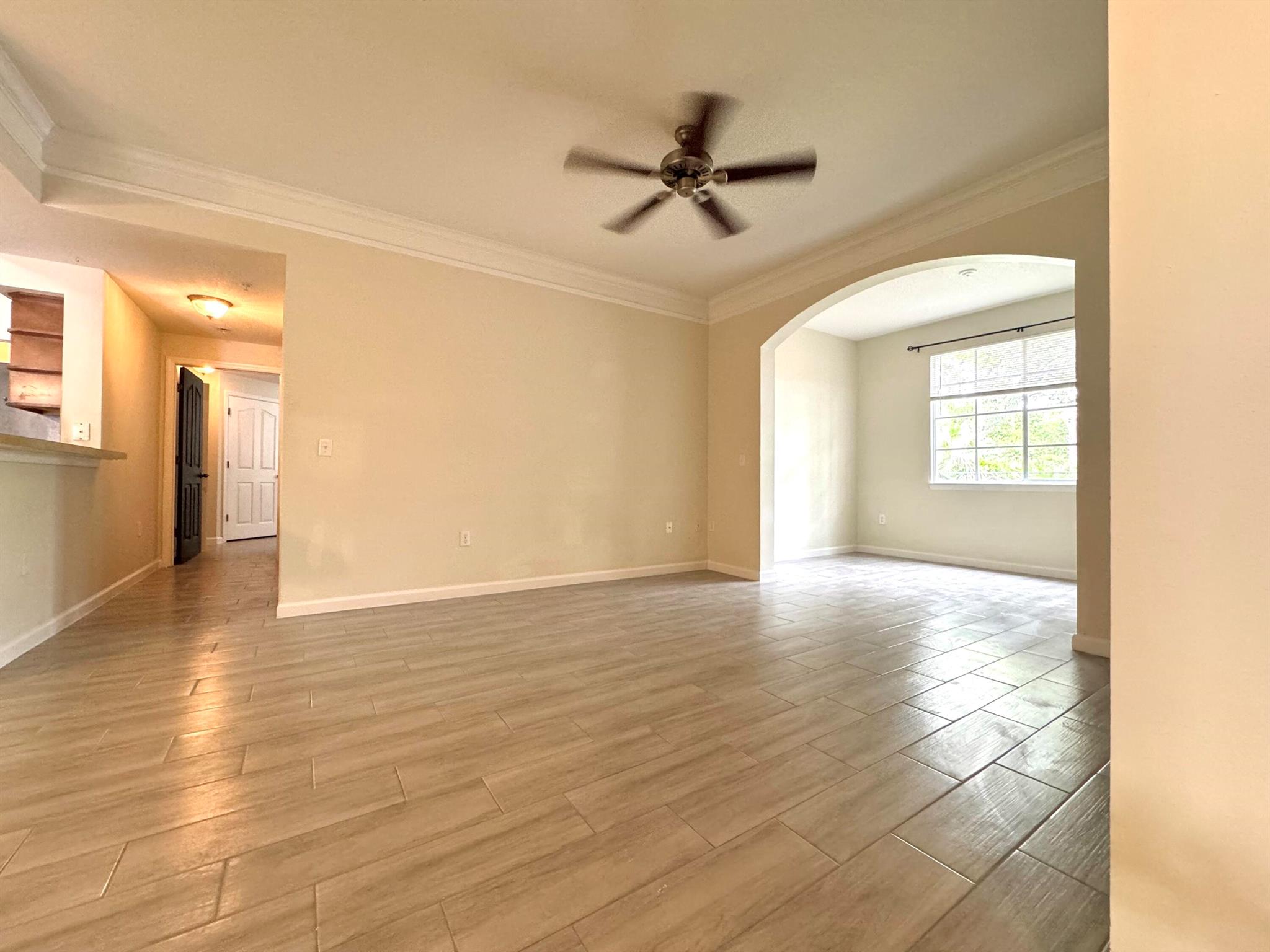 This is a ground floor, three bedroom, corner unit in Fiore. Owner just removed ALL carpet and had beautiful faux-wood tile installed throughout! Come see them! Schedule a tour today. Requires Association approval. Very nice owner who loves to care for her properties.
