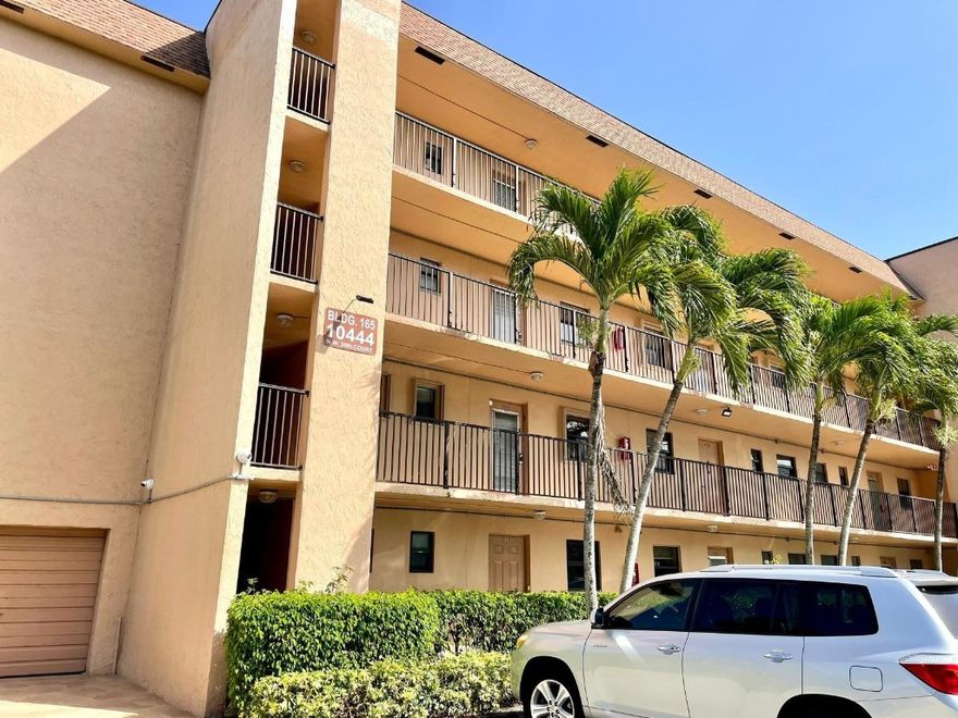 This spacious unit has an amazing view, tranquility is the word.  In the sought out resort-style 55+ community of Sunrise Lakes Phase IV. Lowest price in the building. Enjoy the convenience of a washer/dryer inside your unit! Community recreation area includes Gym, Pool, Tennis, Pickleball, Golf, Dance, Shows, Club house, Theater & much more; the Floridian life style you deserve. Located close to restaurants, shopping and highways. Schedule a showing thru ShowingTime. New Elevator/New Roof. PASSED 40YR INSPECTION. NET income of $37,500 for two years & FICO score of 725, per association. NO LEASING. Maintenance includes: cable, internet, water, trash, sewer, pest control.  A/C Rheem & water heater are a couple of years old. Condo being sold AS IS, furniture included. Motivated seller. This spacious unit has an amazing view, tranquility is the word.  In the sought out resort-style 55+ community of Sunrise Lakes Phase IV. Lowest price in the building. Enjoy the convenience of a washer/dryer inside your unit! Community recreation area includes Gym, Pool, Tennis, Pickleball, Golf, Dance, Shows, Club house, Theater & much more; the Floridian life style you deserve. Located close to restaurants, shopping and highways. Schedule a showing thru ShowingTime. New Elevator/New Roof. PASSED 40YR INSPECTION. NET income of $37,500 for two years & FICO score of 725, per association. NO LEASING. Maintenance includes: cable, internet, water, trash, sewer, pest control.  A/C Rheem & water heater are a couple of years old. Condo being sold AS IS, furniture included. Motivated seller.