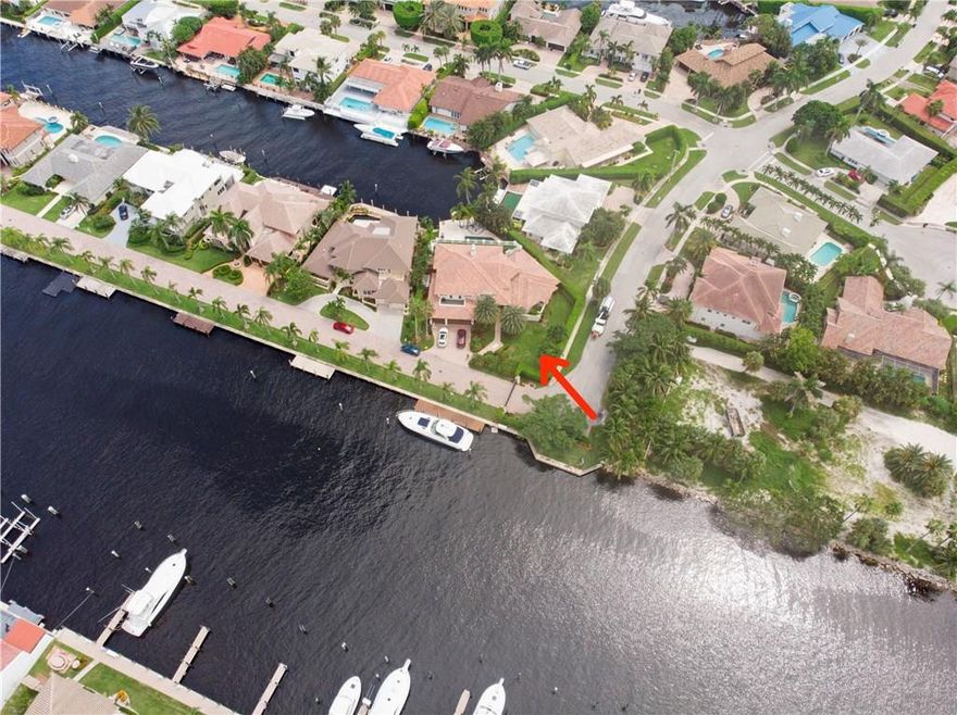 Motivated ESTATE Sale. Rare double-waterfront home on one of the most exclusive streets in the Boca/Delray area. On the private gated street of Lilac Drive on Walker's Isle, only 9 homes sit along the 300 foot wide intracoastal canal with room for a 100+ ft yacht out front and 50 feet of waterfront along the pool deck. This 5 bedroom, 6 bath home was completely remodeled in 2017, including all bathrooms, a gorgeous kitchen, an outdoor kitchen and bar, and a synthetic turf terrace looking long down the waterway. Every window is impact glass with soaring high ceilings. 10 minutes from Mizner Park and downtown Boca, 10 minutes from downtown Atlantic Avenue in Delray. Enjoy the breeze on Walker's Isle and bring your yacht if you have one!