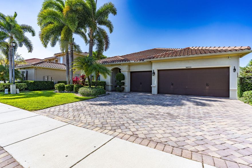 Beautiful 4-bedroom, 3.5-bath waterfront pool home with a den and 3-car garage in the gated community of Oakmont Estates. Fresh interior paint, 2010 roof, 2019 A/C air handler, and 2023 water heater. Enjoy one of the best lake views in the community from your private pool and backyard oasis. HOA is $450/month and includes cable plus resort-style amenities including a clubhouse, fitness center, community pool, tennis, pickleball, basketball, and playground. Zoned for Panther Run Elementary School, Polo Park Middle School, and Wellington High School. Conveniently located near shopping, dining, and Wellington's world-renowned equestrian venues.