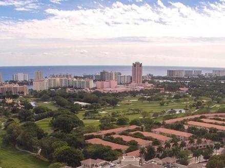 REDUCED Seller Motivated!!!!! Unique 3000 square feet of Spectacular Eastern Panoramic views of the Ocean, Famous Boca Raton Resort, Club and Golf Course, on ONE (1) Level ENTIRE CORNER OF THE BUILDING. Unit is located directly off the main elevator at this Resort Style Living Best Location in the Heart of Boca Raton! Full service building featuring Resort style pool, clubhouse, fitness center, 24 hours valet & front desk and one of the highest rated security systems in the area, building valet and garage parking with surveillance cameras. Unit features very expansive master suite with private terrace, walk in dream closet jacuzzi bath and shower stall 2 vanities private sitting area and den with french doors. Large living/dining area with forever views.A Must see, Boca Raton's fin